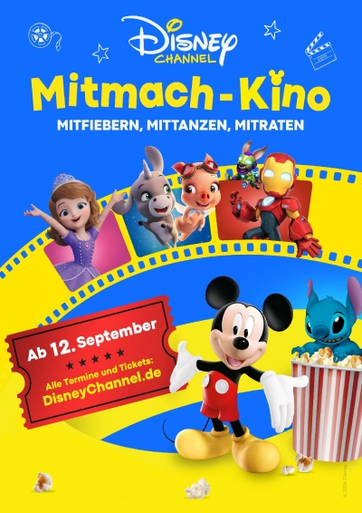 Filmplakat: Disney Channel Mitmachkino 9-26, ab 12.09.26