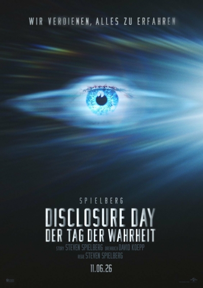 Filmplakat Disclosure Day - Tag der Wahrheit, ab 10.06.26 