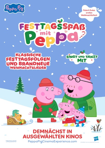 Filmplakat: Festtagsspaß mit Peppa - Das Kinoerlebnis, ab 14.11.26